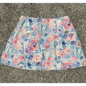 ❤️Lilly Pulitzer Madison Sea to Shining Sea Skort Sz XS